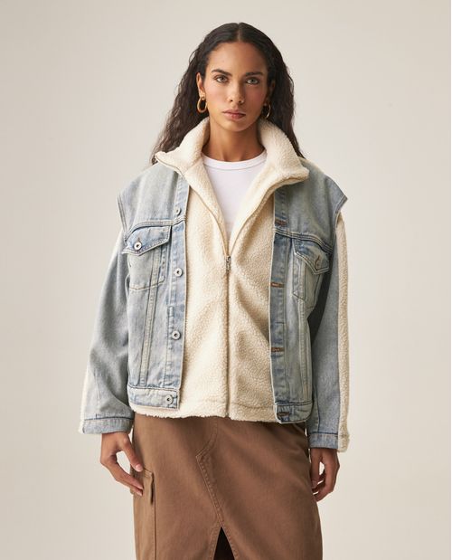 Chaqueta Heritage Denim Trucker para Mujer