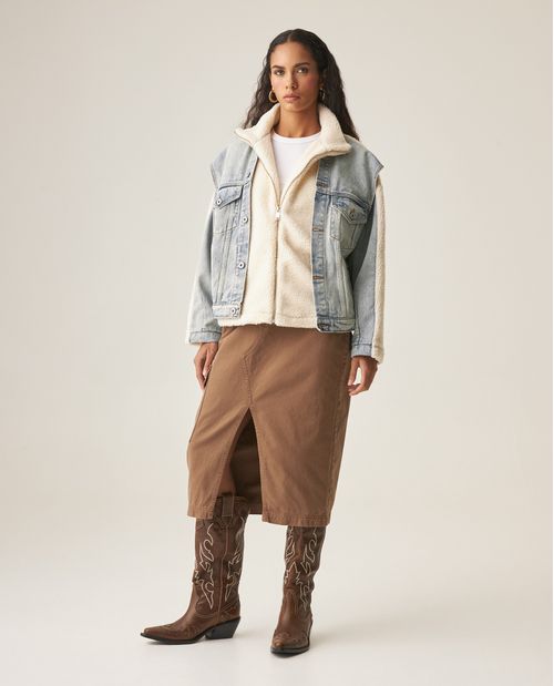 Chaqueta Heritage Denim Trucker para Mujer
