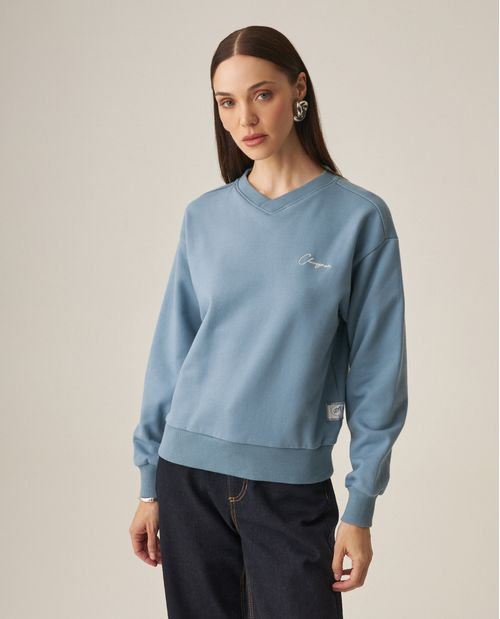 Buzo de Cuello en V para Mujer