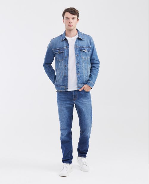 Jean Straight Fit para Hombre