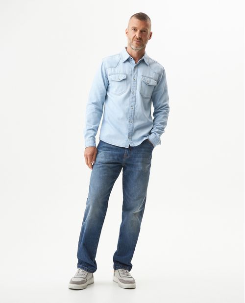 Jean Straight Fit para Hombre