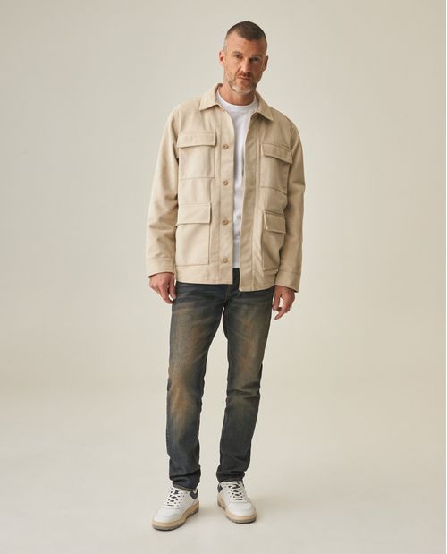 Jean Skinny Oscuro para Hombre