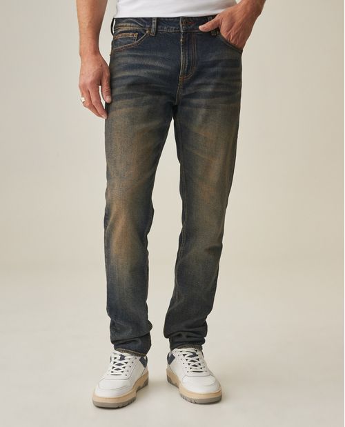 Jean Skinny Oscuro para Hombre
