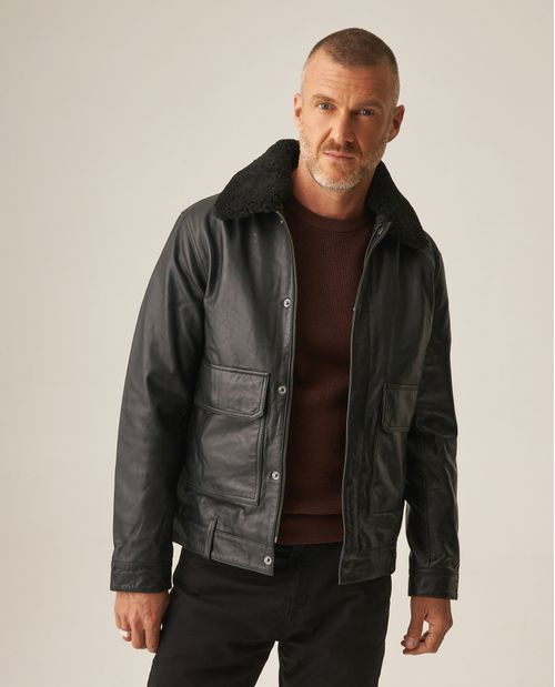 Chaqueta de Cuero para Hombre