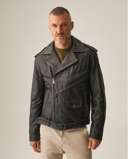 Chaqueta de Cuero para Hombre