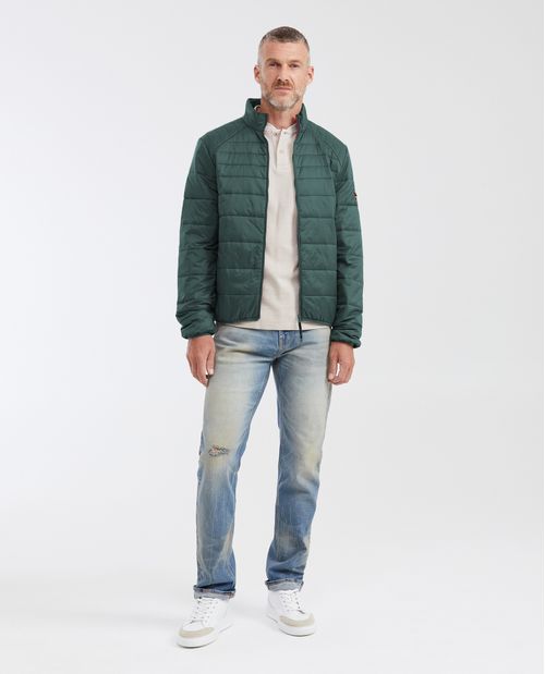 Chaqueta Abullonada de Hombre