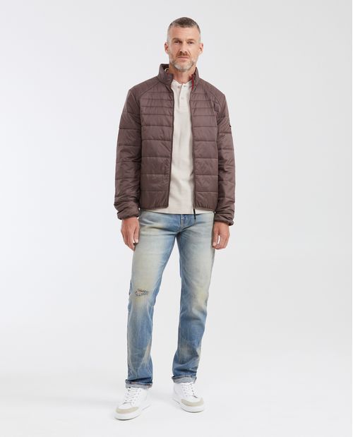Chaqueta Abullonada de Hombre