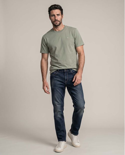 Jeans Fit Recto para Hombre