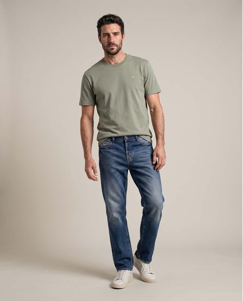 Jeans Fit Recto para Hombre