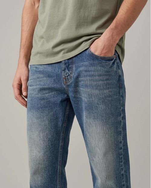 Jeans Fit Recto para Hombre
