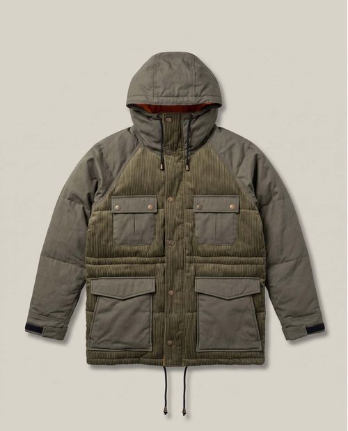 Parka con Capucha para Hombre