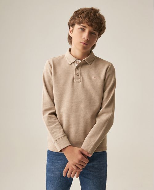 Polo de Manga Larga para Niño