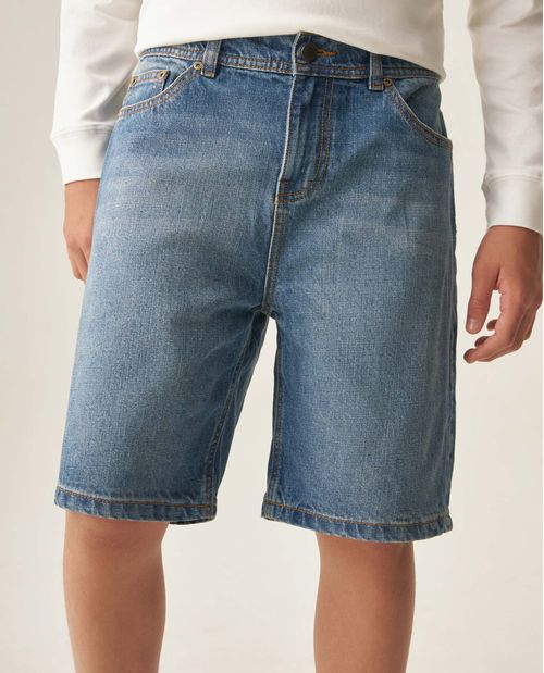Bermuda de Denim para Niño