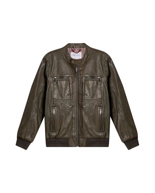 Chaqueta de Piel de Cordero para Hombre