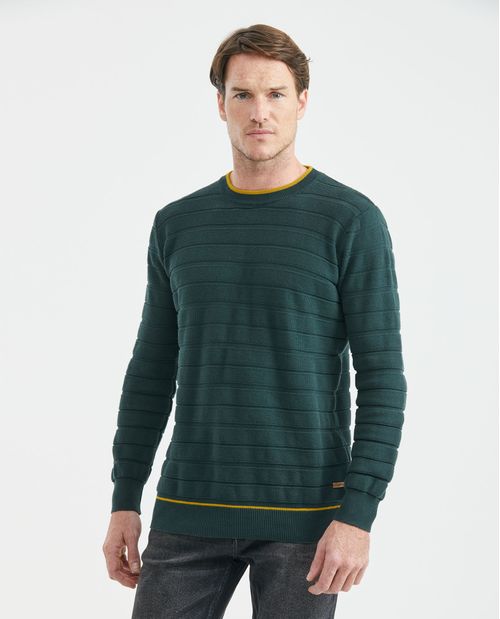 Suéter Tejido de Algodón para Hombre