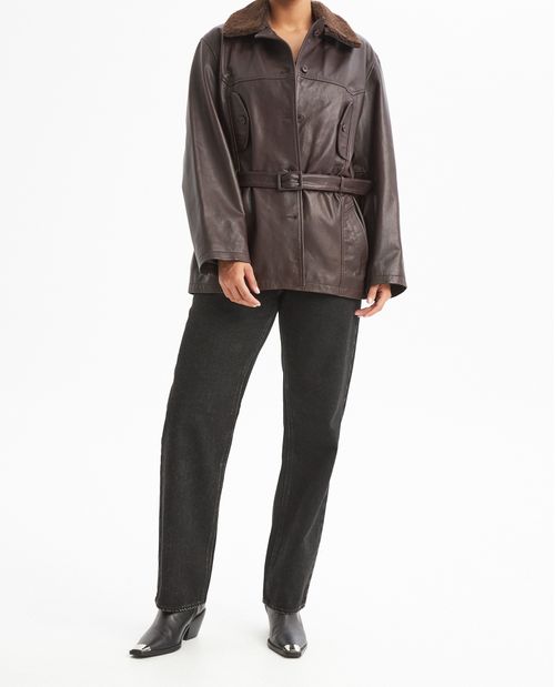 Parka de Cuero para Mujer