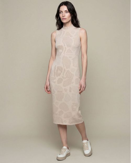 Vestido Midi Jacquard para Mujer