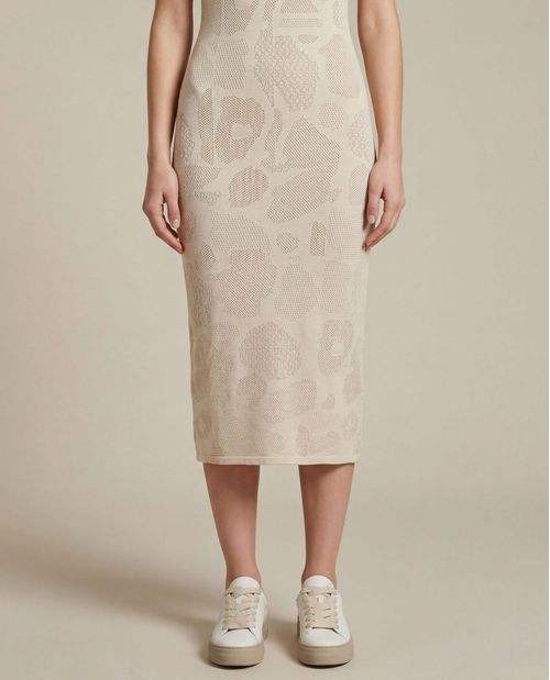 Vestido Midi Jacquard para Mujer