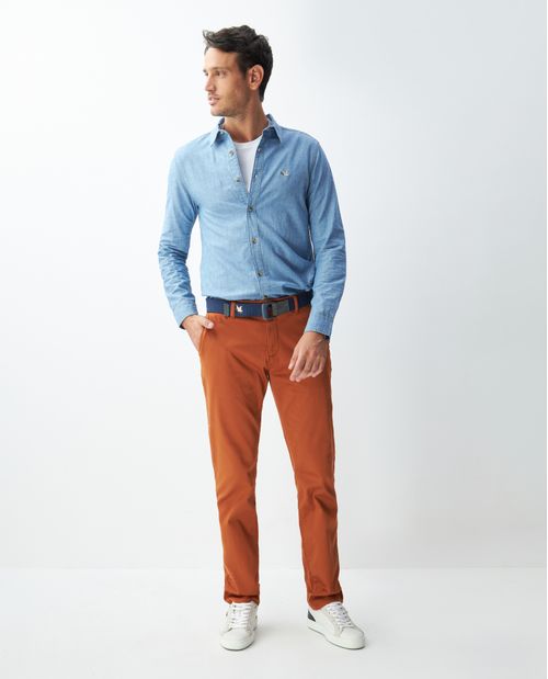 Pantalón de Hombre, Regular Fit Boot Cut - Esencial Colores
